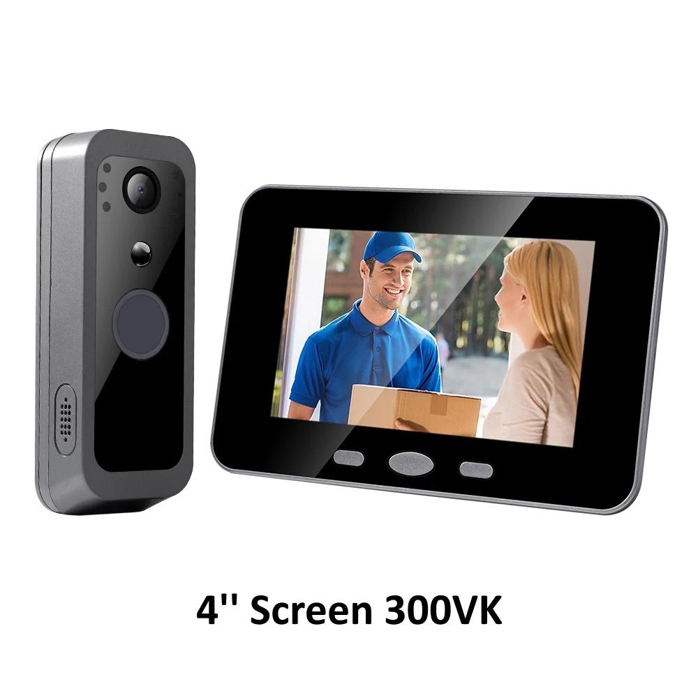 2,4 ГГц Беспроводной Видеодомофон Камера Дверного Звонка Умный Визуальный Мониторинг Высокой Четкости Двусторонняя Связь Дверной Звонок
