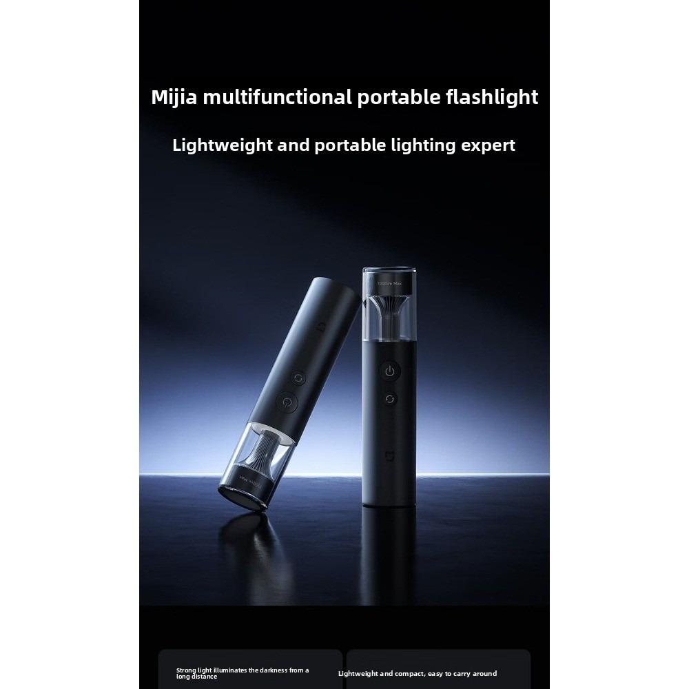 Xiaomi Mijia Multi-functional Portable Flashlight - Strong Light, Ultra-Bright, Long Range, Charging, Household Use