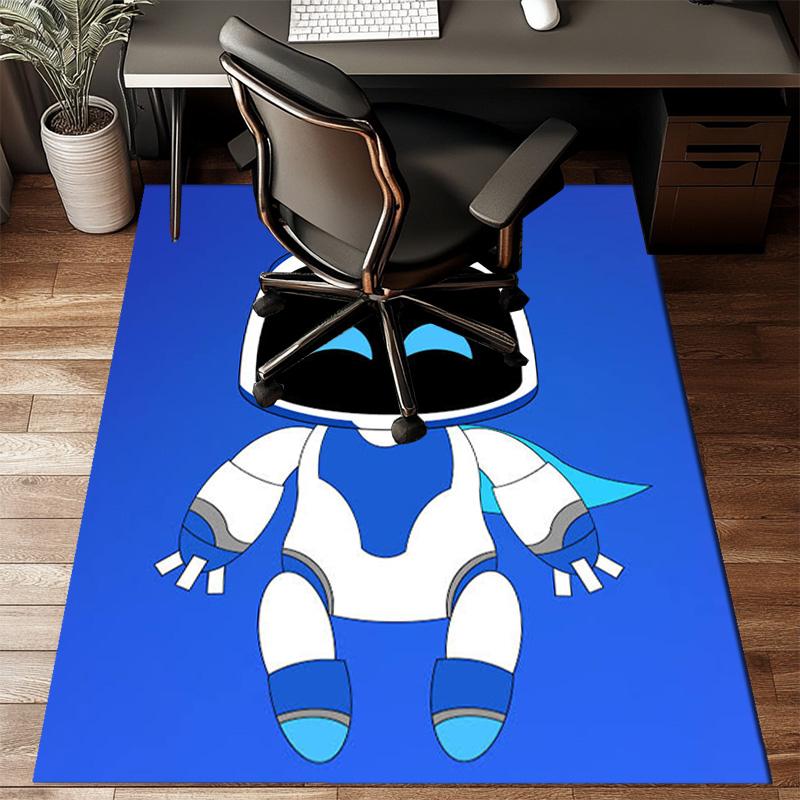 Space Adventure Astro Bot Rug Game Carpet, Floor Mat for Bedroom Living Room Entryway Rug, Home Decor Idea Gift for Christmas birthday