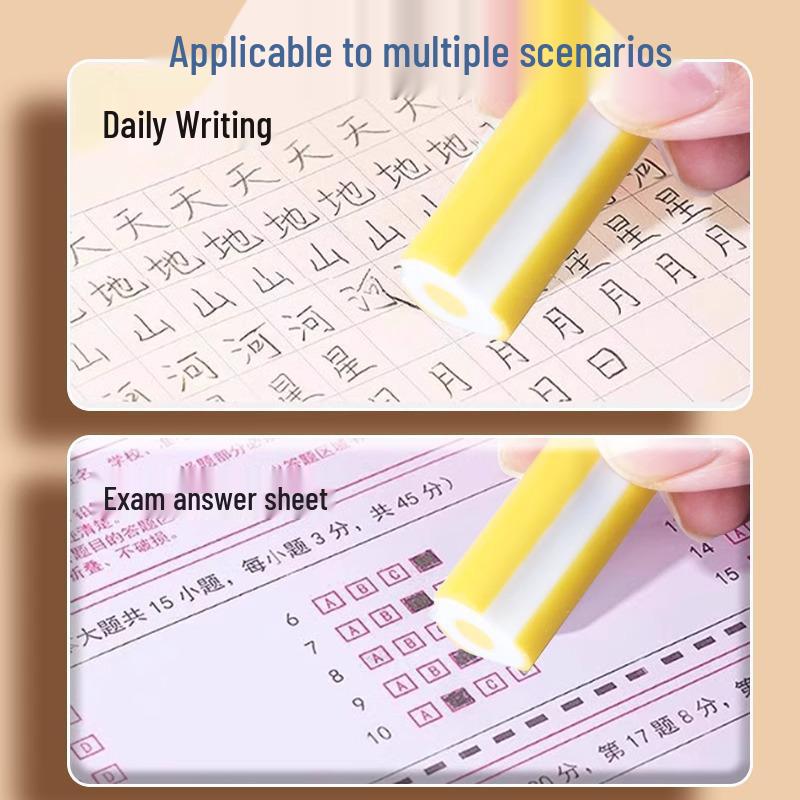 Супермягкий ластик 2B и 4B: Идеально для первоклассников, чистый дизайн без стружки, стирает слова до линий