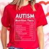 Женская одежда Футболка «Аутизм Питание» для женщин Футболки Месяц осведомленности об аутизме Цитата об аутизме Летние футболки Принятие Топы Y2k