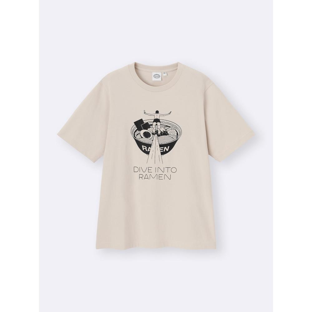 GU by Uniqlo Графический T Омияге Юносукэ +x