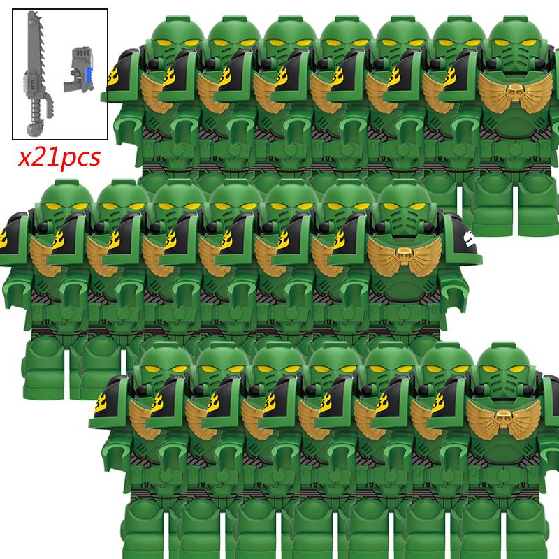 MOC Рыцари Крови Военные Ангелы Черный Молот Тамплиеры Военные Солдаты молоты Экшн-фигурки Строительные блоки Кирпичики дети DIY Игрушки