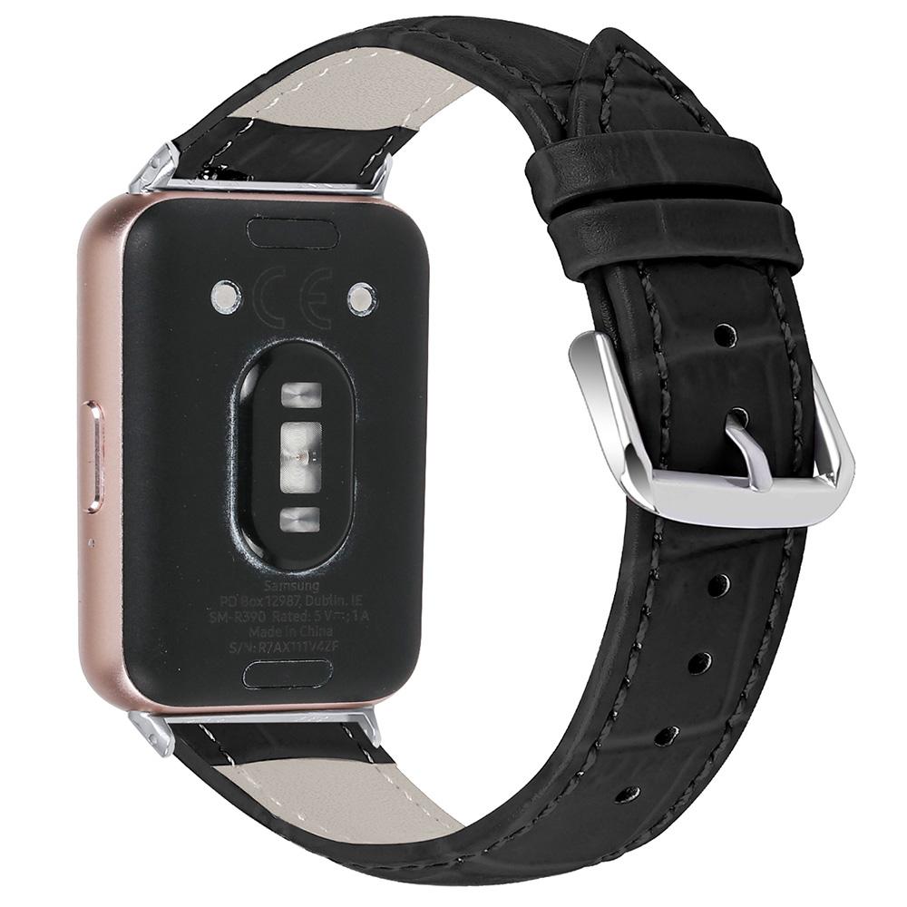 Гладкий ремешок для часов из ПУ кожи для Samsung Galaxy Fit3 SM-R390, браслет-ремешок на запястье