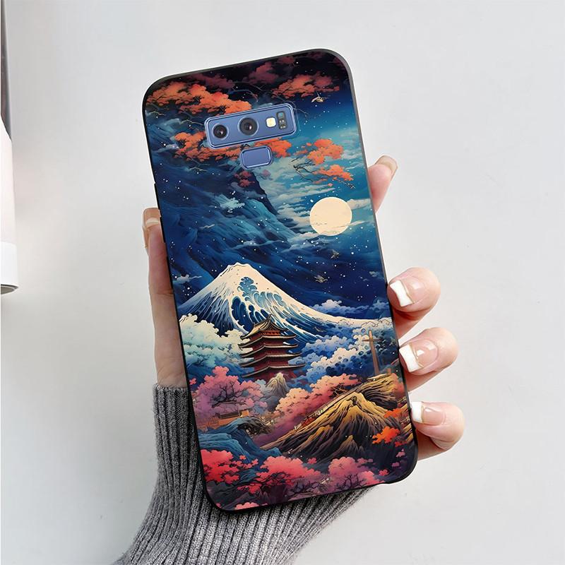For Samsung Galaxy Note 9 Note 8 Phone Case Cute Butterfly Astronaut Pattern Soft Silicone Cover Funda For Samsung Note 8 9 Capa