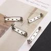 Plated Iron Back Bar DIY Safe Lock Brooch Brooch Basic Brooch Pins