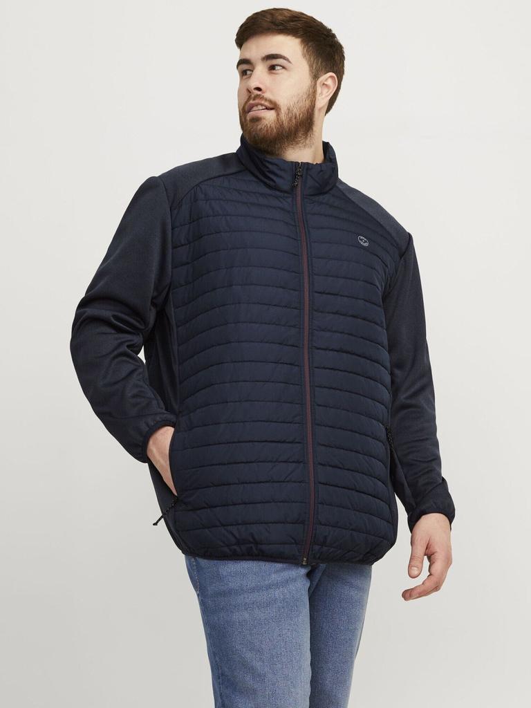 Зимняя куртка Jack & Jones Multi Quilted Collar Plus Size Jacket (12253852) Jjemulti Noos Pls (12253852) navy blazer