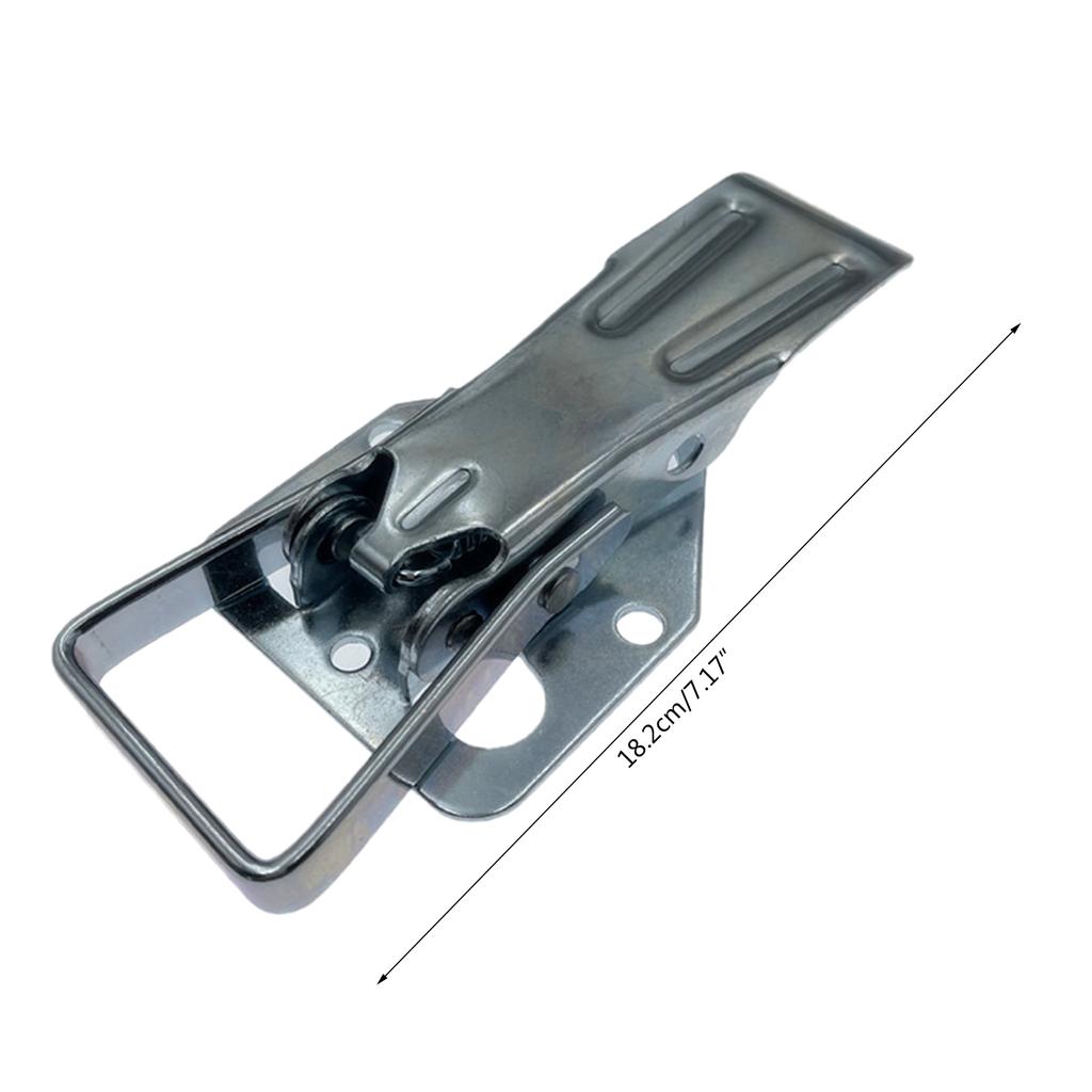 Heavy-Duty Large Toggle Clamp Latch,elf-Lock U-Bolt Adjustable Latch for Trailer,Industrial EquiIpment 7.2inch