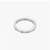 Maison Margiela Гравировка NumbeRing Логотип 2 мм Серебряное кольцо Si8uq0002 Sv0129
