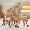 Plush Animal Toy: Giraffe & Deer for Zoo Photography Props and Home Decor