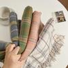 Scarf Women's Winter Premium Plaid Shawl Student Couple Warm Thickened Scarf