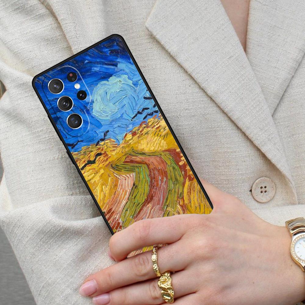 Van Gogh Oil Painting Cell Phone Case for Samsung Galaxy S26 Ultra S25 S24 S23 S22 S21 S20 Note10 Cover