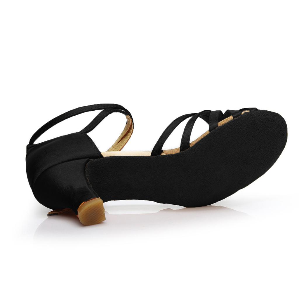 Женские цветные модные сандалии для бальных танцев, румбы, вальса, выпускного вечера, латиноамериканских танцев