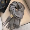 Autumn and Winter Warm New Cashmere Scarf Couple Tassel Shawl Fashion Casual Scarf Premium