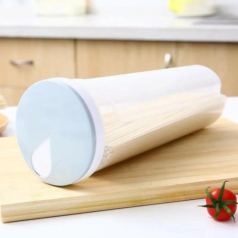 Контейнер для хранения лапши и круп, пищевой герметичный контейнер для пасты, спагетти, сухих продуктов, кухонный органайзер, банка с крышкой для кладовой