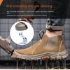 Men's Labor Insurance Shoes, Steel Baotou, Puncture-proof, Electrical Shoes, Breathable, Lightweight and Wear-resistant Work Safety Shoes