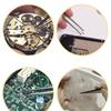 Hand Tools 6 PCS Antistatic Stainless Steel Tweezers Industrial Repair Precision Maintenance Curved Tool Home Work Model Making