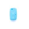 Silicone Key Cover Case Light Blue For Seat Skoda Vw