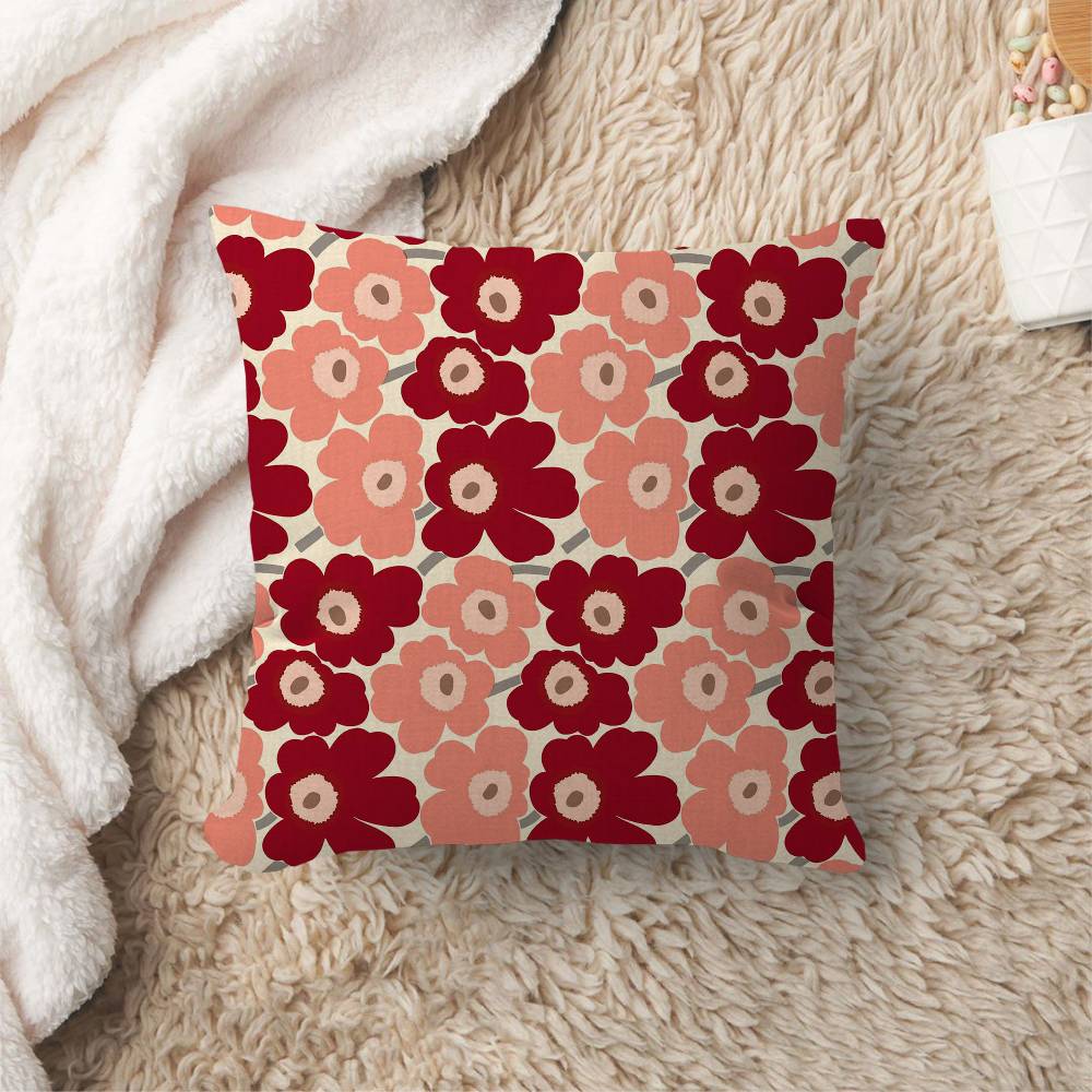 MMarimekko Unikko MMaija Isola см Наволочка для подушки Декоративная наволочка для подушки Домашняя наволочка для диванной подушки
