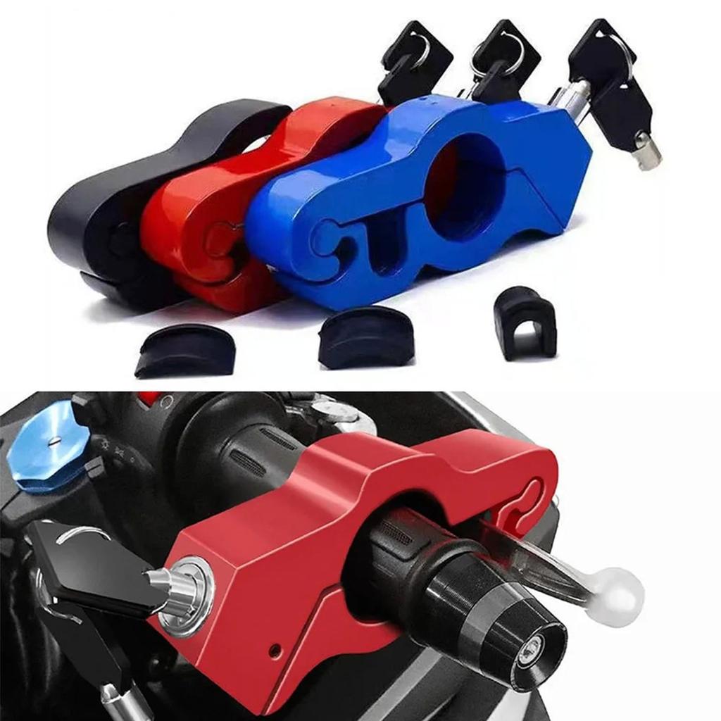 Compact Motorcycle Front Wheel Brake Clutch Lock Easy To Use Motorcycle Brake Lock Safety Gear Simple Install for Bikes