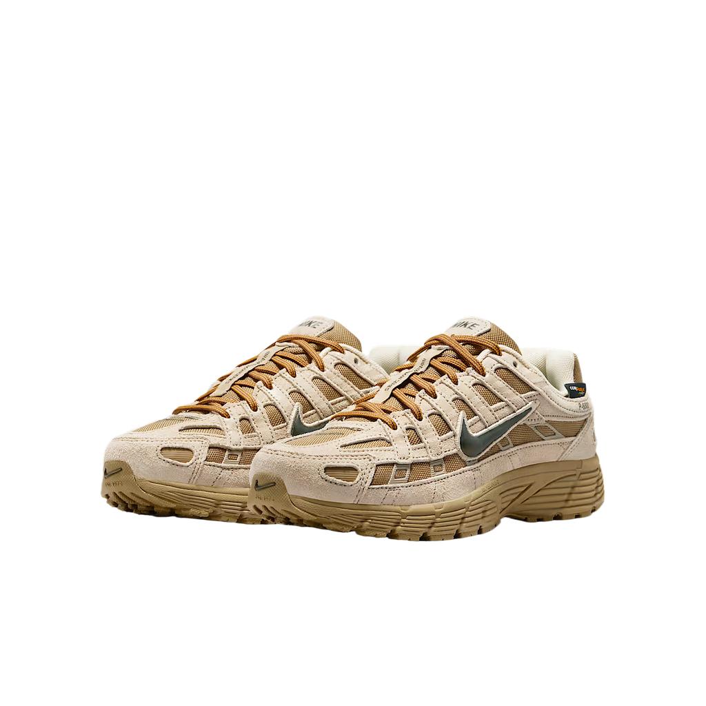Nike P-6000 Замша Премиум Круглый носок Удобные Прочные Низкие Кроссовки для улицы Унисекс IO4668-201