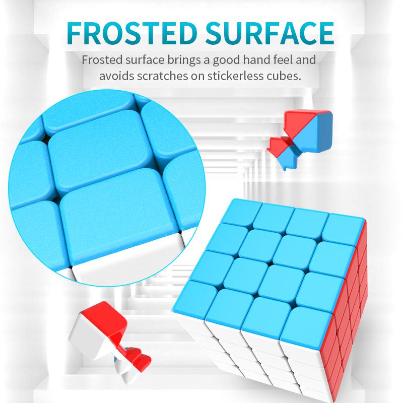 Moyu Meilong 4x4 Speed Cube Magic Puzzle Strickerless 4x4x4 Neo Cubo Magico 59mm Mini Size Frosted Surface Toys For Children