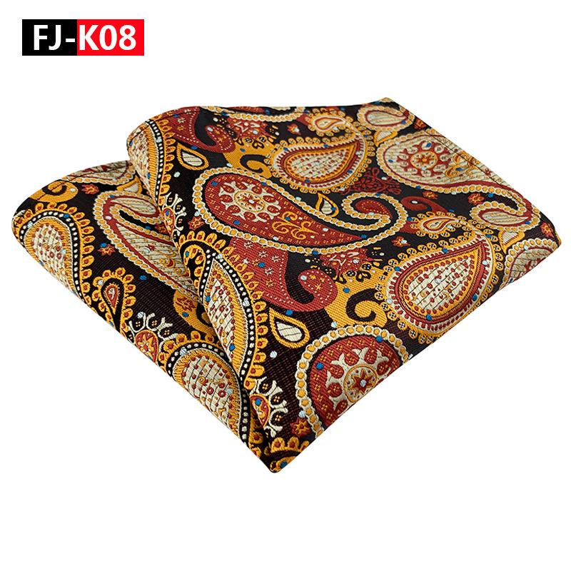 Карманное полотенце из полиэстера с цветочным узором, элегантное квадратное полотенце для мужского костюма