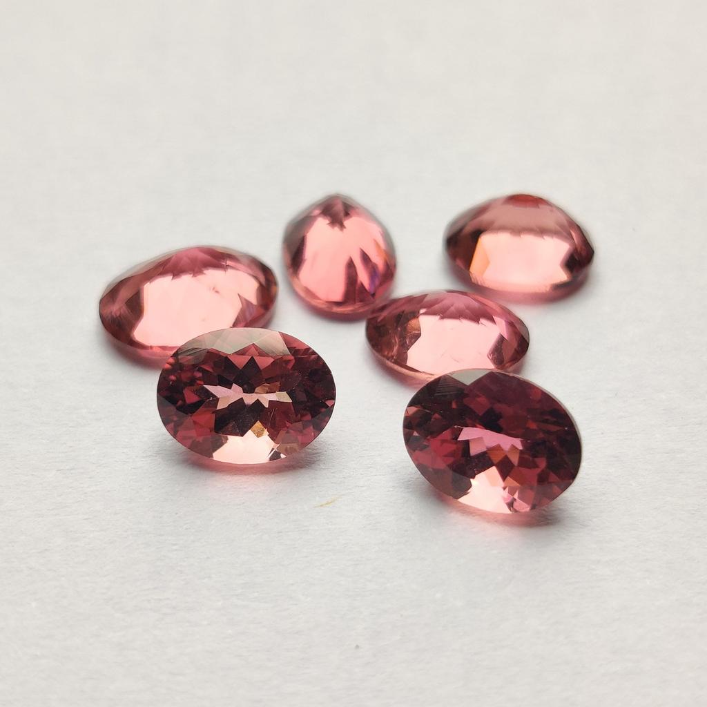 Best Quality Pink Rubellite Tourmaline Oval Cut Gemstone, Natural Rubellite Tourmaline Gemstones, October Birthstone For Making Jewelry.