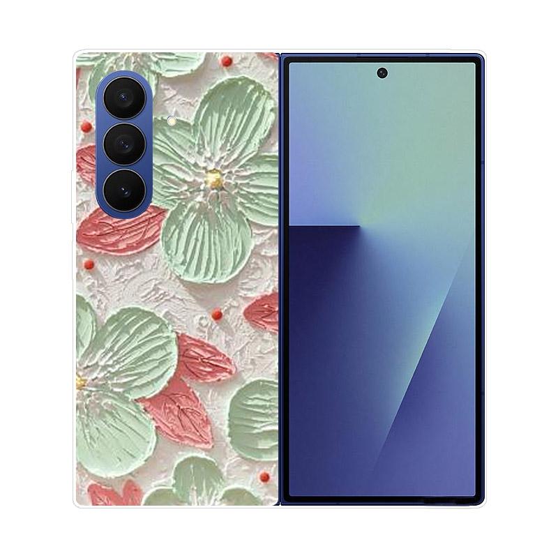 Чехол для Samsung Z Fold7 Прозрачный Жесткий ПК Складная Крышка для Samsung Galaxy Z Fold 7 6 5 4 3 Fold6 Ударопрочный Прозрачная Задняя Панель Funda