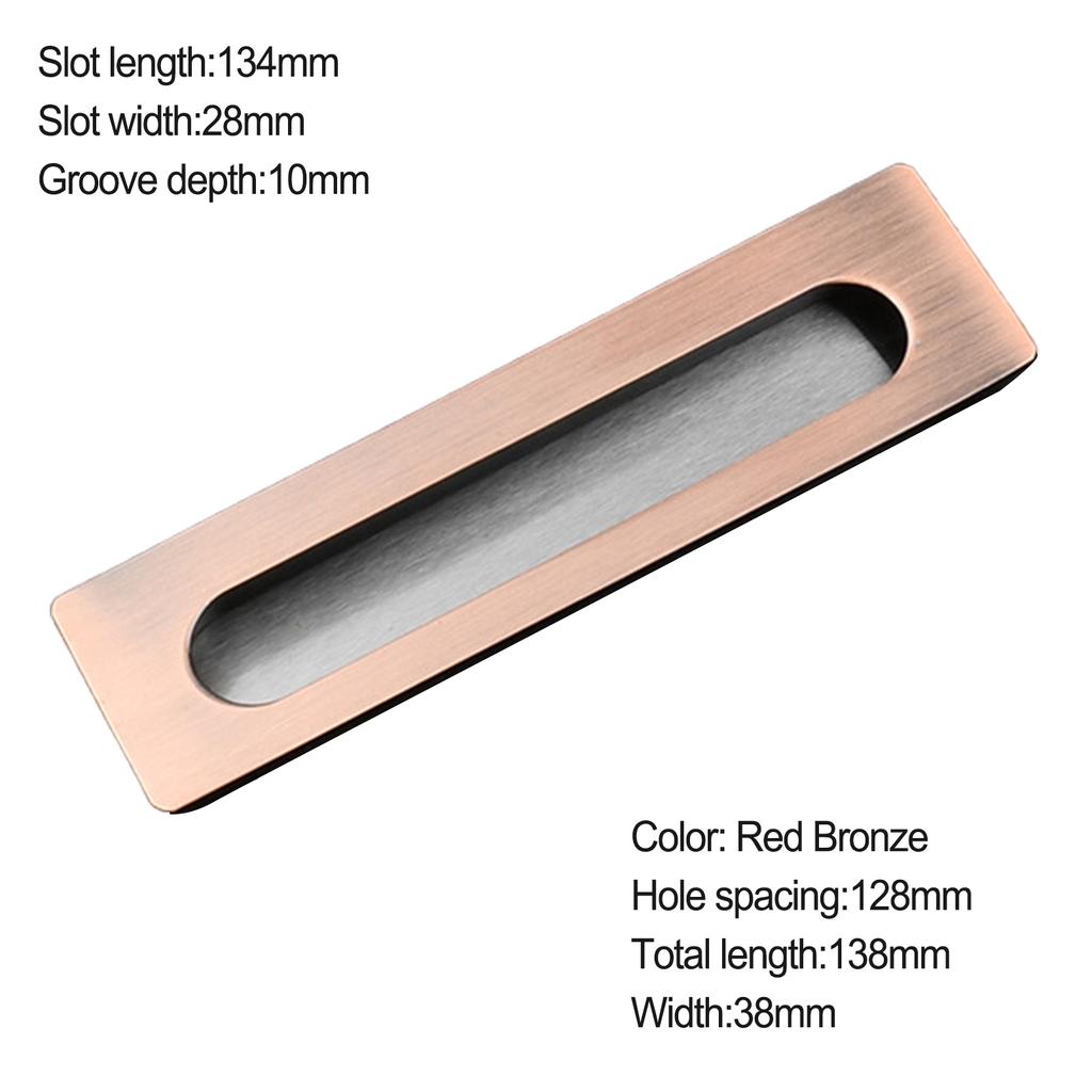 С винтами ручка шкафа цинковый сплав прорезная утопленная ручка 1 шт скрытая ручка удобная для мебели практичная