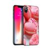 Черный чехол из ТПУ для iPhone 5 5s SE 2020 6 6s 7 8 plus x 10 чехол-накладка для iPhone XR XS 11 pro MAX еда для Макарон Печенье