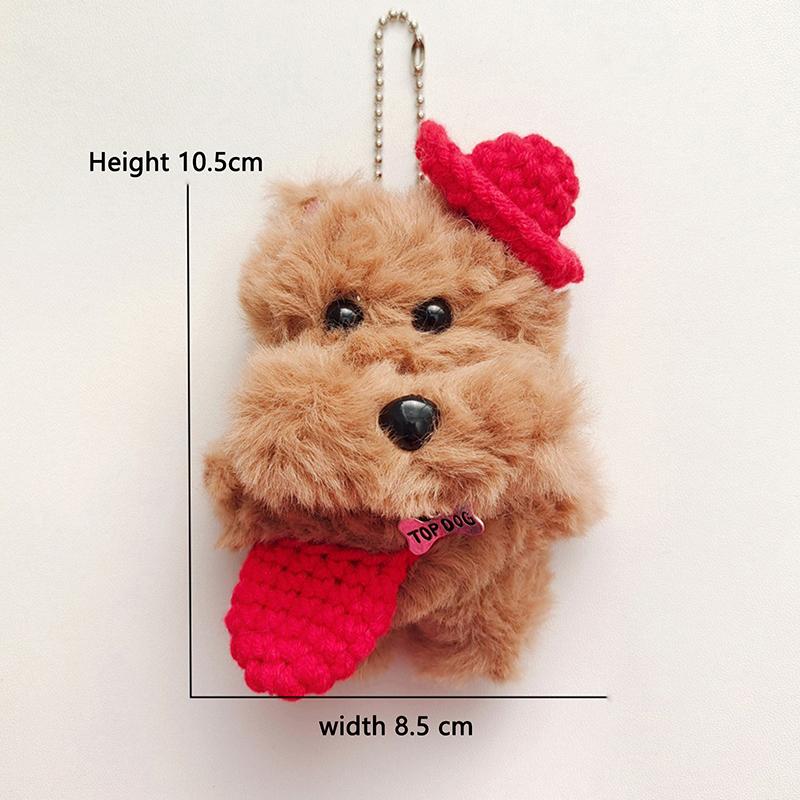Милый мультяшный плюшевый рюкзак, ожерелье, собака породы вестерн-хайленд, кукла, игрушка, кулон, рюкзаки, подвески, украшения, подарки