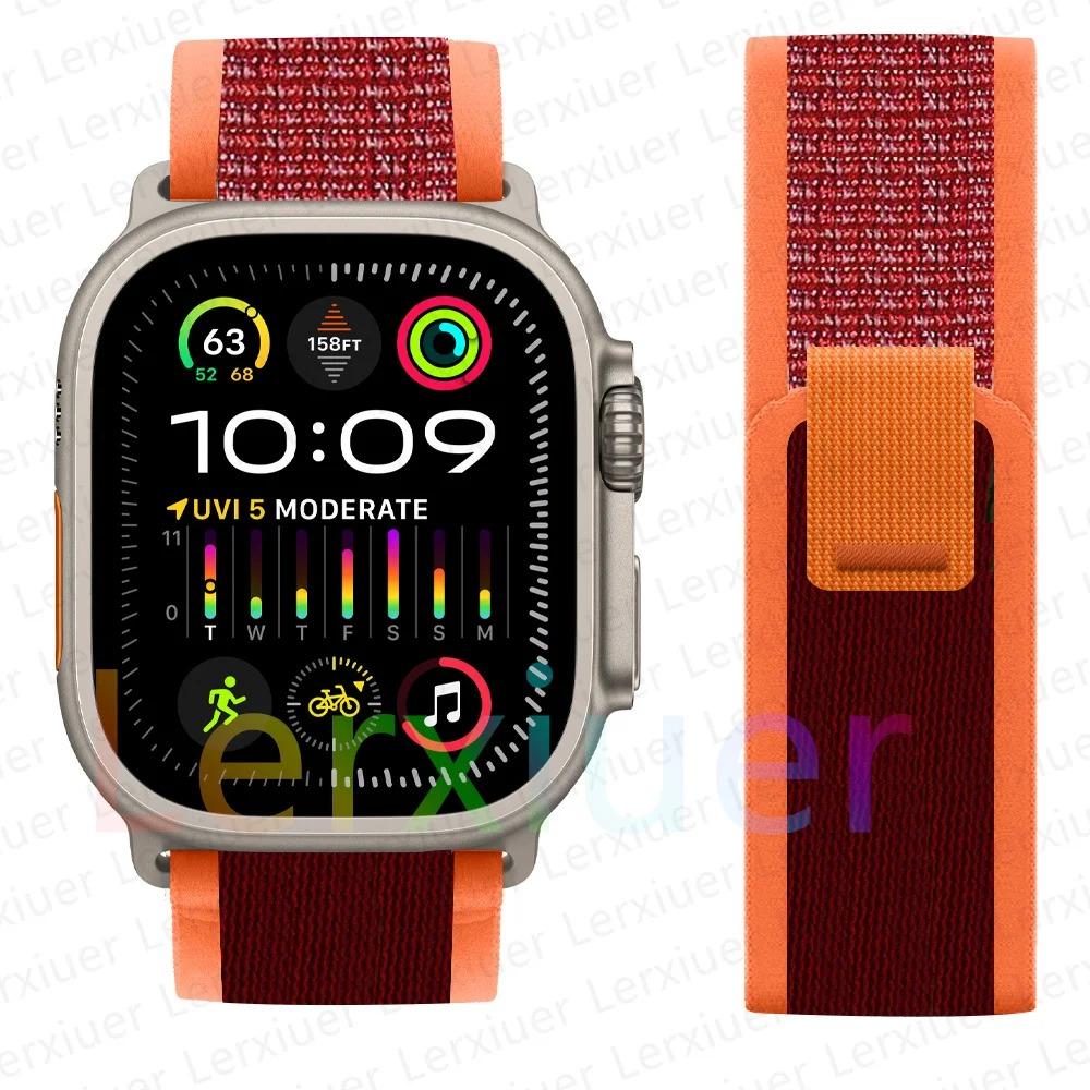 Ремешки для Apple Watch ultra2 ремешок 49мм 46мм 42мм 44мм 40мм 45мм 41мм Trail loop браслет correa iwatch series se 3 7 8 9 10 11