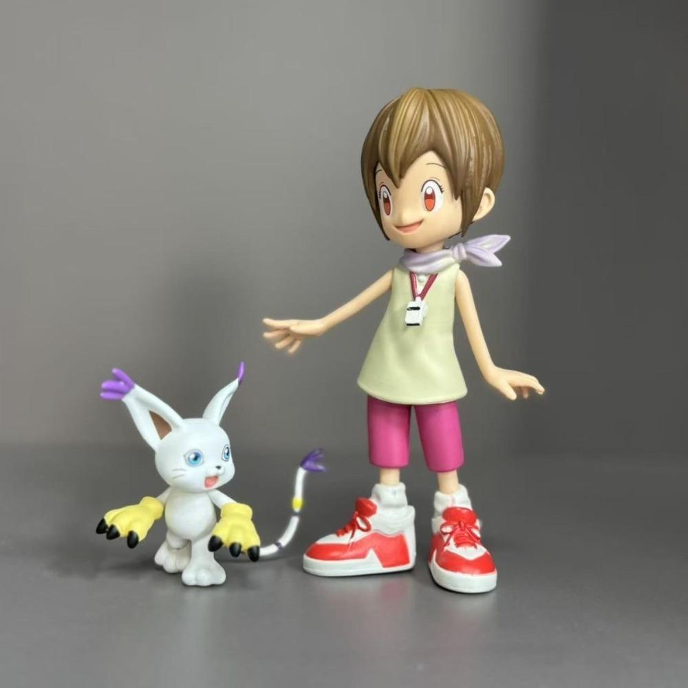 Anime Digimon Adventure Yagami Hikari Figure Tailmon Action Figures PVC Statue Collection Model Toys Gifts