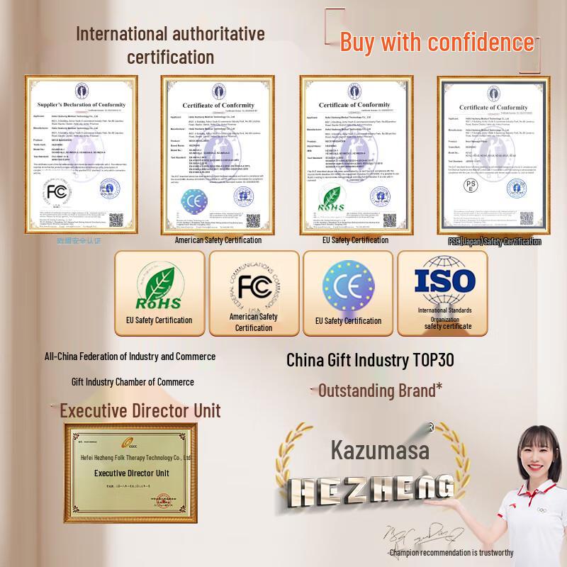 3D массажер для головы Hezheng, штепсель CN (адаптер в комплекте)