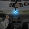 Светодиодная подсветка салона автомобиля в форме сердца Светодиодная автомобильная декорация Ручки для автомобиля в форме сердца для внедорожника, автодома, седана, грузовика Авто