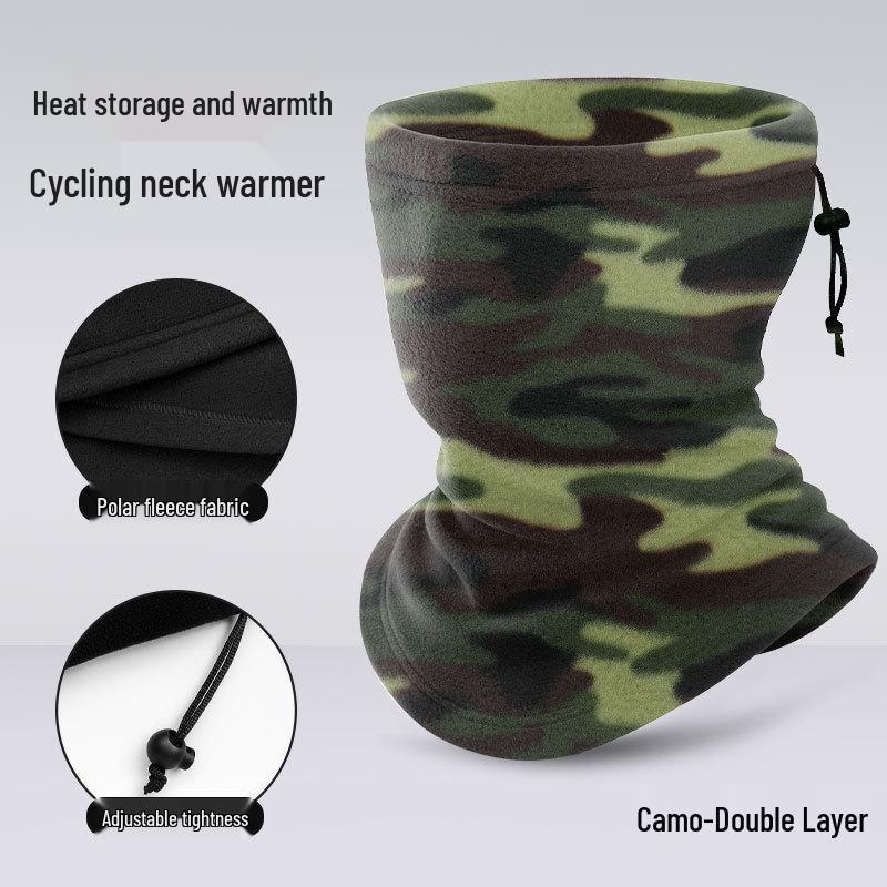 Регулируемая многофункциональная манишка: Ветрозащитный гейтор для катания на лыжах и велосипеде на осень и зиму