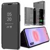Coque pour Samsung Galaxy A37 5G, Protection Antichoc Anti-Rayures Effet Miroir - Noir