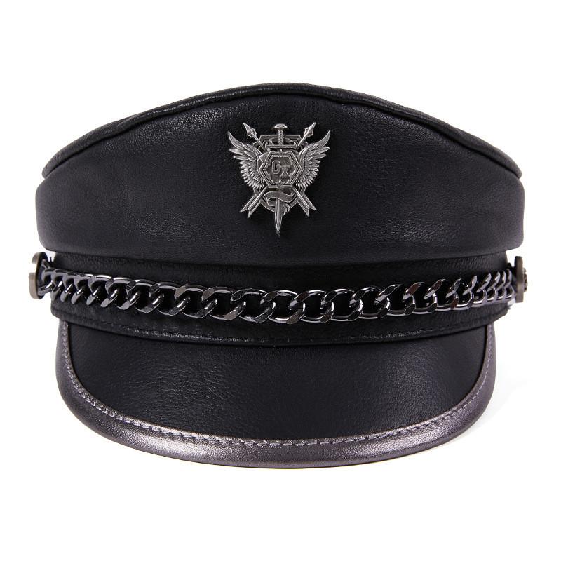 Кожаный женский берет с козырьком, кепка газетчика-разносчика газет, пекаря-мальчика в стиле рыбака, кепка таксиста-скрипача, шляпа капитана-матроса