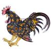 Vintage Exquisite Rhinestone Rooster Brooches For Women Men Trendy Punk Metal Animal Chicken Buckle Pins Wedding Party Jewelry