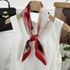 Silk Scarf Neck 70 Square Scarf New Printing Small Fresh Versatile Streamer Neck Protector Scarf Shawl
