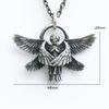 925 Sterling Silver Six Winged Angel Pendant Couple Men 'S Necklace