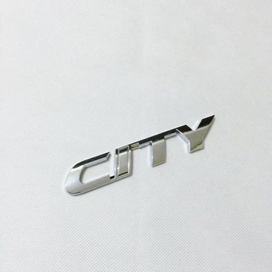Набор задних эмблем для Honda City и Fit: Наклейка на кузов автомобиля CITY с английскими буквами и логотипом H