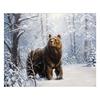 Full 5D Diy Diamond Painting Black Bear In Winter Cartoon Diamond Embroidery Cross Stitch Home Decor Handmade Gift