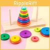Childrens Wooden Tower Puzzle For Focus Training And Brain Development