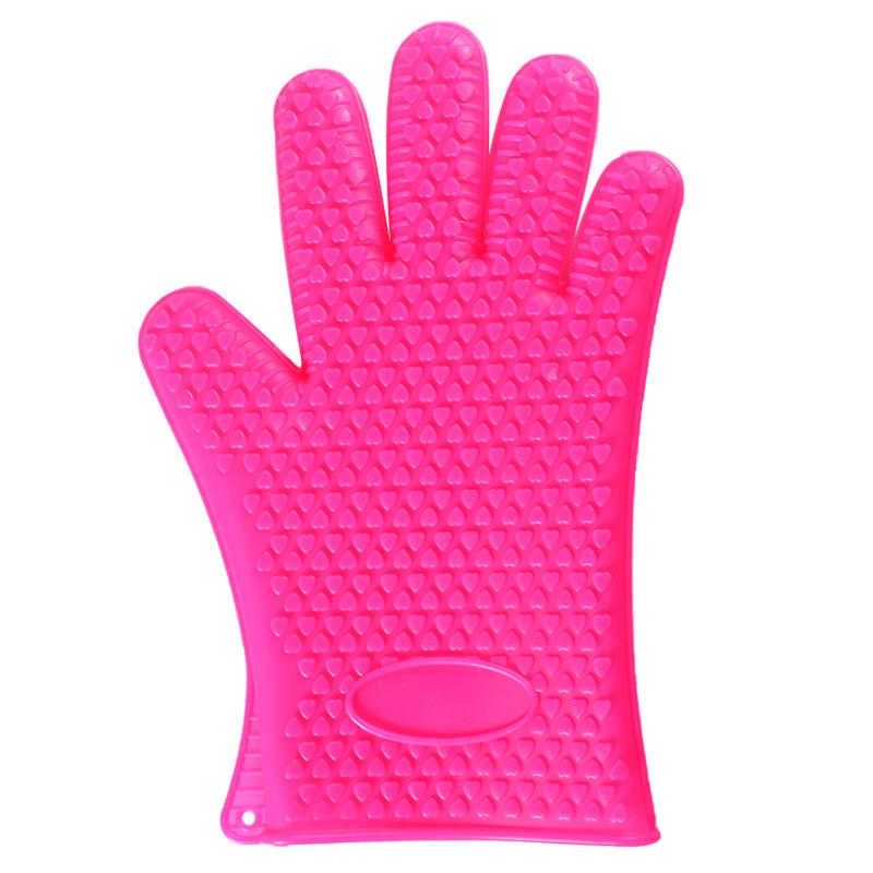 Baking Silicone Microwave Oven Gloves BBQ Grill Gloves Heat Resistant Oven Mitts Kitchen Gadgets Kitchen Accessories