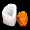 3D Король Лев силиконовая форма для свечей DIY форма животного мыло смола гипсовый набор для изготовления шоколадного льда настольный домашний декор подарки