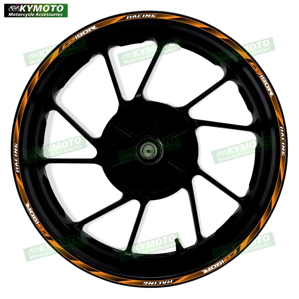 For Honda CB190R CB 190R motorcycle accessories 17 inch front and rear wheel stickers fairing reflective stickers decoration