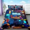 Подарки для детей Roblox Пододеяльник Мультяшный Комплект постельного белья Roblox Дышащий Удобный Пододеяльник Для декора спальни Общежитие