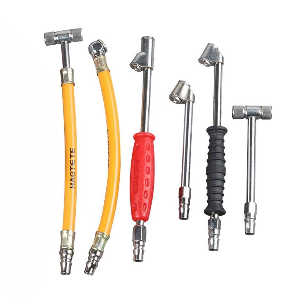 Двухголовочный шланг для накачивания шин, удлинительная трубка для надувного насоса, для автомобиля/велосипеда/мотоцикла